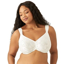 Wacoal Women's Awareness Unlined Full Figure Underwire Bra, Ivory, 44G