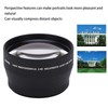 72MM 2X Magnification Telephoto Lens Suitable for All Camera Lenses