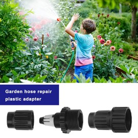 SG Store 4 Sets Garden Hose Repair Kit Garden Hose Plastic Adapter Hose Connector Socket Plug Adapter Faucet Plastic Plug Garden Expandable Hose Connector