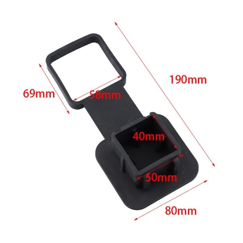 Itisyou Trailer Hitch Cover Trailer Hook Dustproof Plug Square Mouth