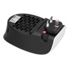 500W Black and White Mini Electric Heater Portable Wall Mounted
