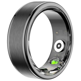 Smart Ring Fitnss Tracker Heart Rate Sleep Monitor Blood Oxygen Health Ring Fitness Ring Pedometer Calories Step Counter Exercise Mode Sport Ring 5ATM Waterproof Smart Rings for Men Women