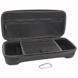 YIIWAY Hard Travel Case Compatible with Steam Deck OLED/Steam Deck Handheld Gaming Console, Case Only - Black YC84002