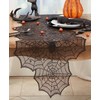 Creepy-Crawly Spiderweb Net Table Runner