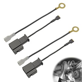 Pleoos 2pcs Car Horn Adapter Wiring Harness Pigtail Socket Car Horn Connector Harnesses Cable Compatible with T0yota Adapter Wiring Harness Pigtail Socket
