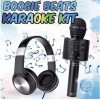 Gabba Goods Boogie Beats Karaoke Kit, Bluetooth Microphone And Headphones,