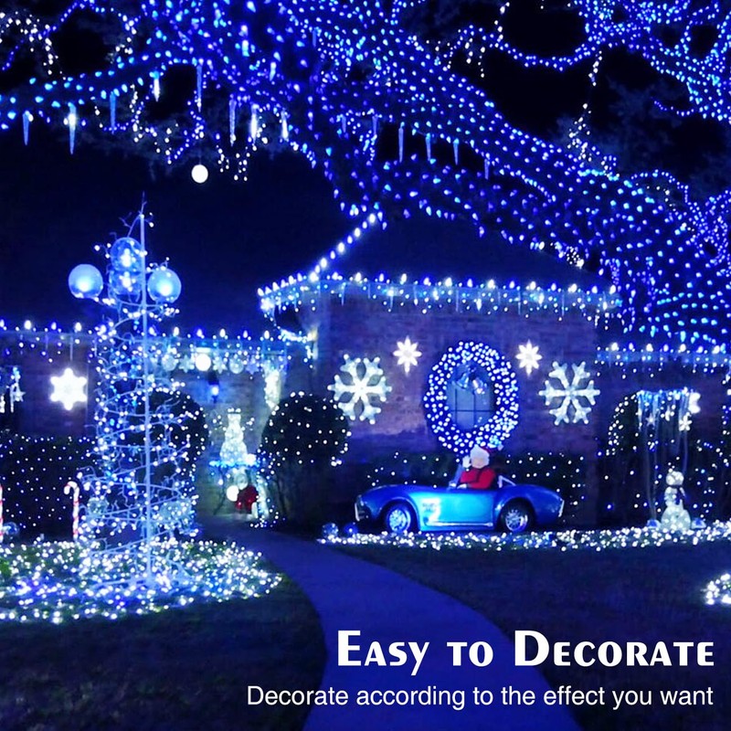 litogo 12m 120 Solar Garden Lights,2 Pack Solar String Lights