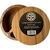 Simply Bamboo Two Compartment Salt, Pepper & Spice Box with