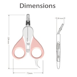 ZEACCT Claw Scissors for Cats, Cat Nail Clippers, Pet Nail Clippers, Cat Claw Cutters, Puppies, Cat Claw Scissors, Pets, Claw Scissors, Safety Claw Pliers, Ergonomic Toenail Scissors