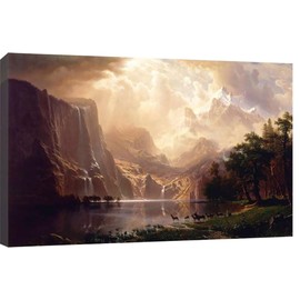 GRANDART.COM - Among The Sierra Nevada - Canvas Wall Art By Albert Bierstadt