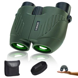 Binoculars for Adults and Kids 10x25 ,Small Binoculars Compact,Large View High Powered Binoculars for Bird Watching,Hunting,Hiking and Sport Games