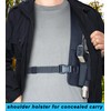 HOGIKUO Universal Shoulder Holster，Chest Holster,Concealed Shoulder Holster for Men,Fits 1911,M&P