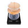 Digital Coffee Scale,Food Kitchen Coffee Scale,Beautiful Automatic Zeroing High Accuracy