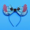 Dehott Cute Stuff Girls Headband with Stitch Ears - 2
