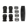 AMORNPHAN 4 Pieces 1 Inch Plastic Quick Release Buckles and