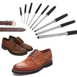 Twilight Garage 9PCS Roll Pin Punch Set with Storage Pouch, Round Steel Hollow Punch Set Hand Pin Removal Repair Tool for Automotive, Watches Repair, Jewelry, Craft