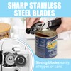 Can Opener Manual with Magnet, Stainless Steel Heavy Duty Handheld