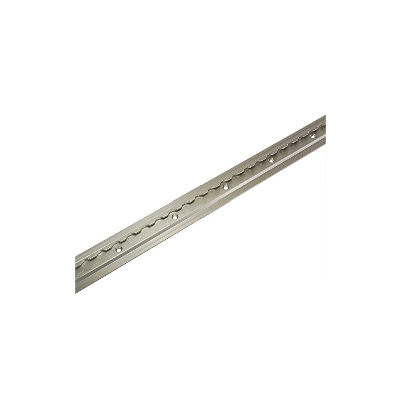 Airline Rail, Flat Profile, Anodised, Length 1 m, Pre-Drilled, Load