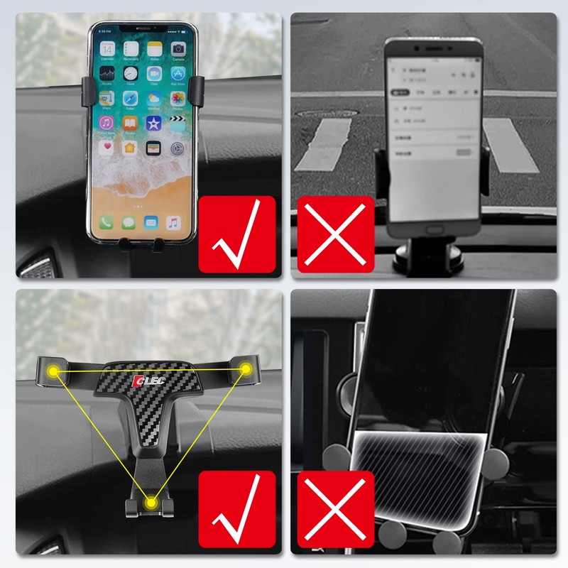 ITrims Car Phone Holder for Ford Focus 2011-2017 Car Dashboard