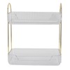 Double Layer Makeup Stand Modern Light Luxury 2 Tier Makeup