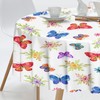 Round Tablecloth 150cm Butterfly Tablecloths Polyester Wipe Clean Table Cloth