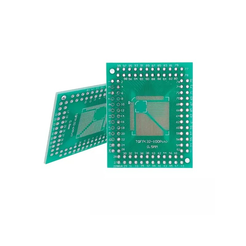 10 PCB 프로토 보드 SMD에서 DIP 어댑터 플레이트 변환기 TQFP
