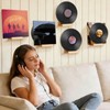 twinklemon 8PCS Vinyl Record Shelf Wall Mount Album Record Holder