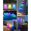 DANCINGBOAR Solar Fence Lights 16 Pack, Outdoor IP65 Waterproof LED,