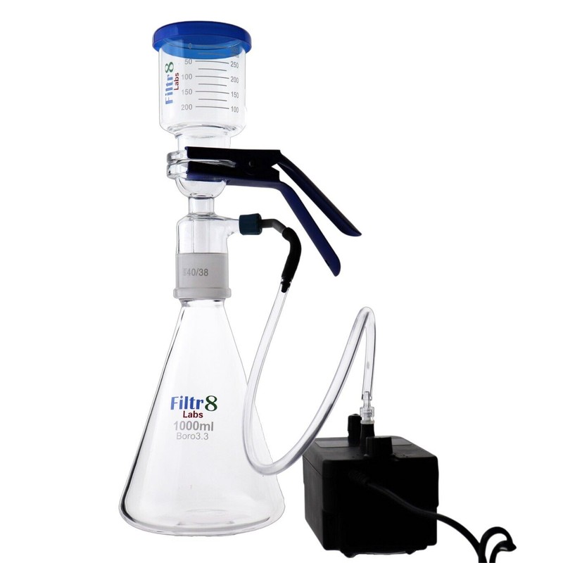 Filtr8 Fast Hands-Free Vacuum Filtration Pump Pro | Great for