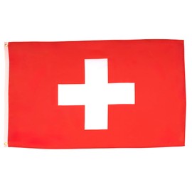AZ FLAG Switzerland Flag 2' x 3' - Swiss Flags 90 x 60 cm - Banner 2x3 ft Light Polyester
