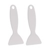 Jitnga Pack of 2 Portable Plastic Ice Scraper De-Icer for