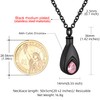 GoldChic Stainless Steel Memorial Urn Necklace for Ashes Women Men
