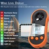 Digital Anemometer,Handheld Wind Speed Meter,Air Flow Velocity Meter for Measuring