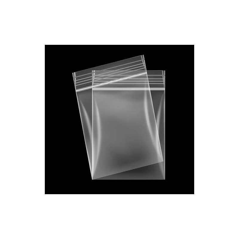 100 Plastic Bags Grip Seal CHOOSE YOUR SIZE Zip Lock