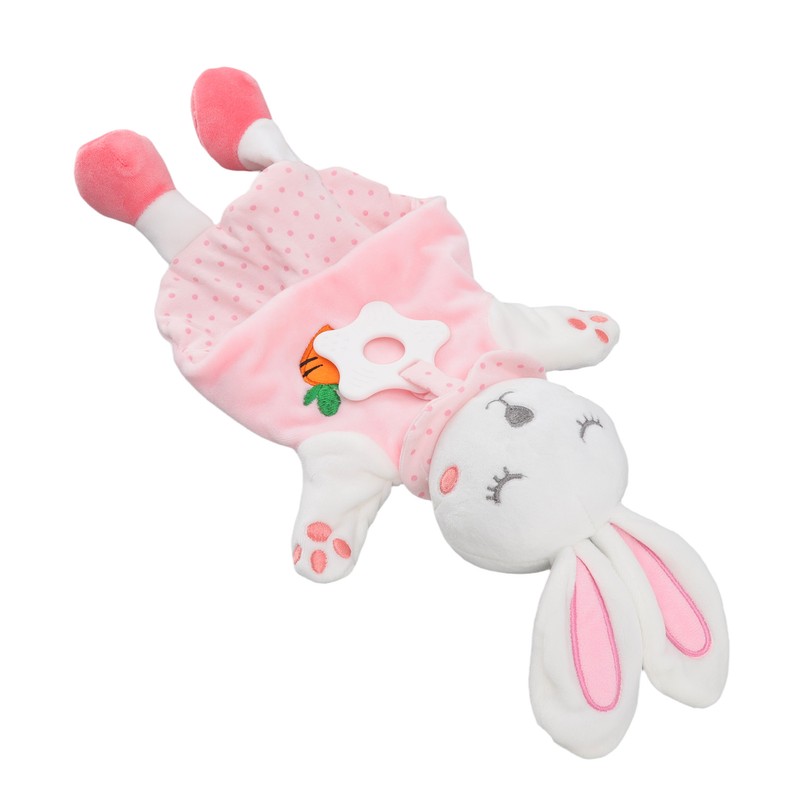 Baby Security Blanket Cute Bunny Baby Teething Stuffed Dolls Soft