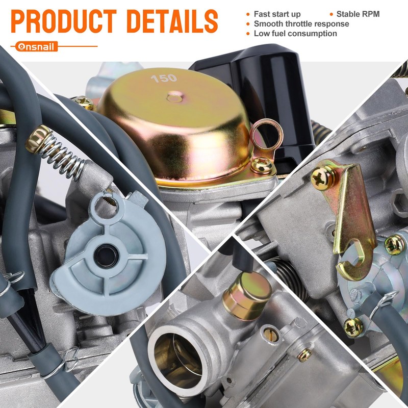 150cc gy6 carburetor PD24J for 4 Stroke Engines 125cc 150cc