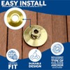 Bargain Brass Pool Cover Collar for Pool Cover Anchor -
