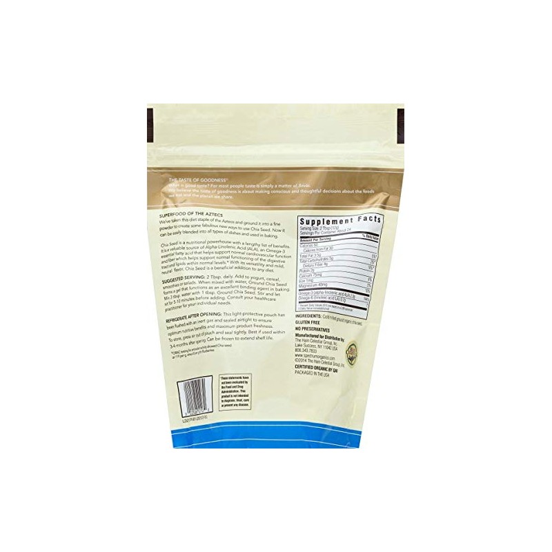 Spectrum Essentials Organic Ground Chia Seed, 10 oz