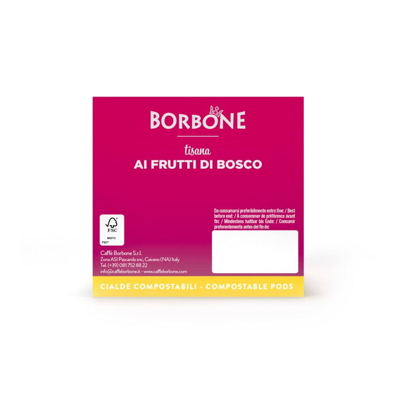 Caffè Borbone Mixed Berries Infusion - 72 Pods (4 packs