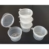 SHC Web 100 x Mini 10ml Hinged Lid Pots -