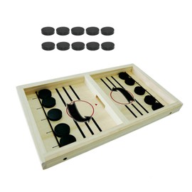 Fast Sling Puck Game | Paced Slingpuck Winner Fun Toys Board Game | Party Game Toys Gift for Adults & Kids Children (36.5*21.5 cm)