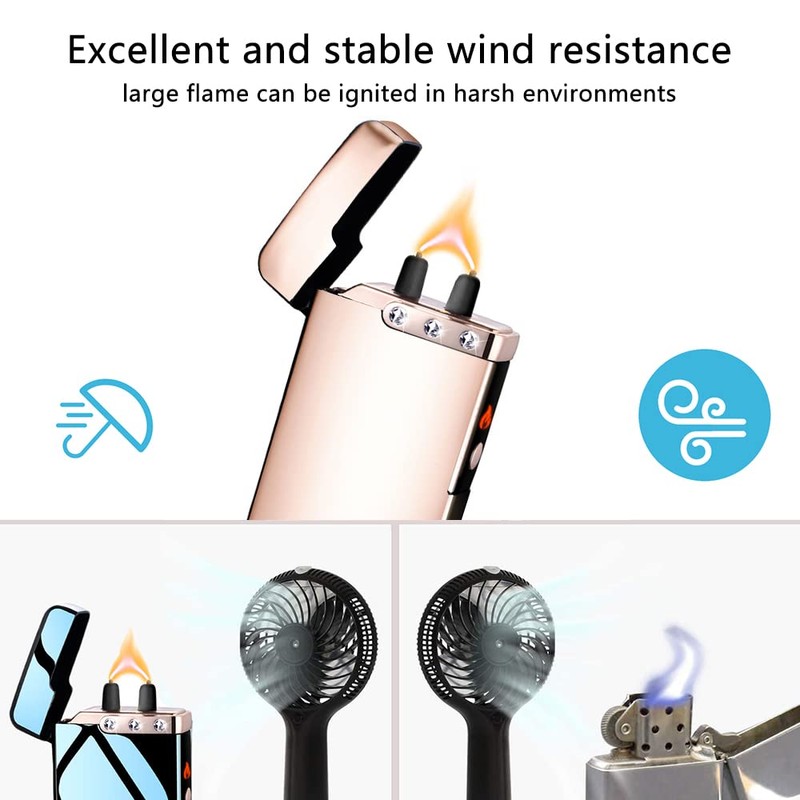 Electric Plasma Lighter RSBYE USB Rechargeable Lighter with LED Battery