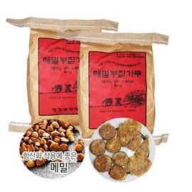 Bongpyeongwon Buckwheat Pancake Mix 900g x 2 Packs (31% Buckwheat) Buckwheat Flour