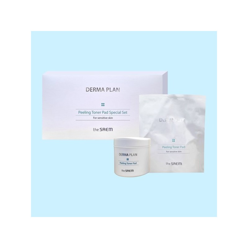 The Saem Derma Plan Peeling Toner Pad Set + 2