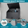 DITKOK Magnetic Booth Box, Double Compartment Cabinet with Two Spray