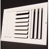 10"w X 4"h 3-Way Aluminum Curved Blade Adjustable Air Supply