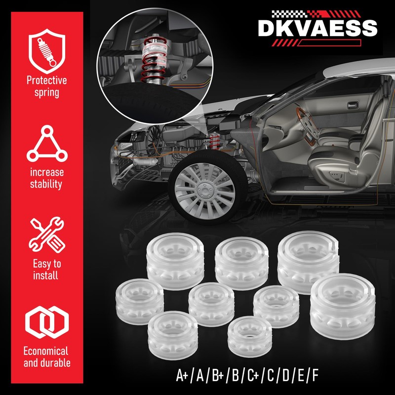 2Pcs Universal Car Shock Absorber Spring Bumper Power Auto Buffers