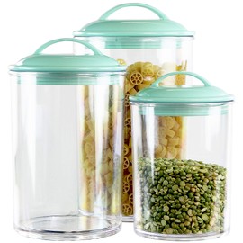 Reston Lloyd Calypso Basics Assorted Sizes Air-Tight Acrylic Storage Canisters