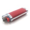 Lucklybestseller Metal Leather Lighter Case Cover Holder for Bic Mini