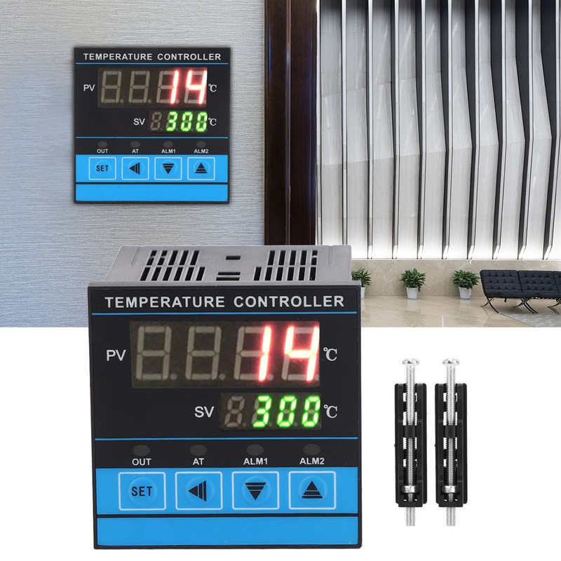 Intelligent Control Temperature Controller Digital PID RELAySSR Output 0-400℃ AC220V